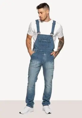 Salopette Coupe Droite jean bleu